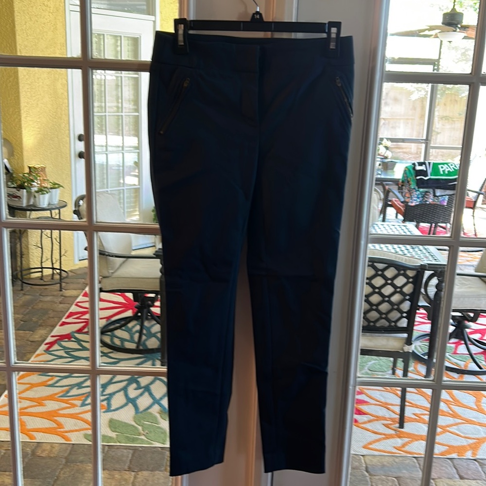 LOFT Navy Trousers
